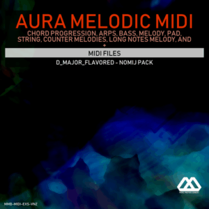 Aura - 4 Chords - 3 Notes-Chord - 16 Bars - D_Major_Flavored - Nomij Pack