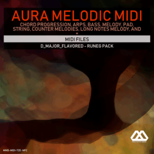 Aura - 4 Chords - 3 Notes-Chord - 16 Bars - D_Major_Flavored - Runeg Pack