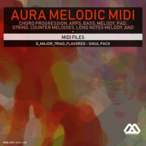 Aura - 4 Chords - 3 Notes-Chord - 16 Bars - D_Major_Triad_Flavored - Gikul Pack