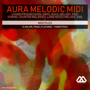 Aura - 4 Chords - 3 Notes-Chord - 16 Bars - D_Major_Triad_Flavored - Pobez Pack
