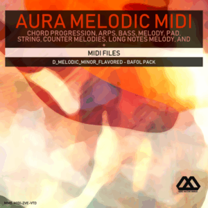 Aura - 4 Chords - 3 Notes-Chord - 16 Bars - D_Melodic_Minor_Flavored - Bafol Pack