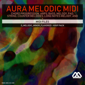 Aura - 4 Chords - 3 Notes-Chord - 16 Bars - D_Melodic_Minor_Flavored - Kixif Pack
