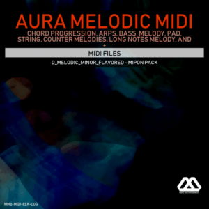 Aura - 4 Chords - 3 Notes-Chord - 16 Bars - D_Melodic_Minor_Flavored - Mipon Pack