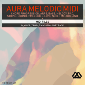 Aura - 4 Chords - 3 Notes-Chord - 16 Bars - D_Minor_Triad_Flavored - Qixez Pack