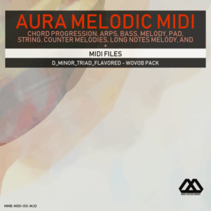Aura - 4 Chords - 3 Notes-Chord - 16 Bars - D_Minor_Triad_Flavored - Wovob Pack