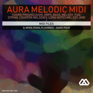 Aura - 4 Chords - 3 Notes-Chord - 16 Bars - D_Mixolydian_Flavored - Sahic Pack
