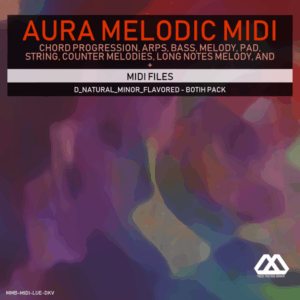 Aura - 4 Chords - 3 Notes-Chord - 16 Bars - D_Natural_Minor_Flavored - Botih Pack