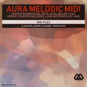 Aura - 4 Chords - 3 Notes-Chord - 16 Bars - D_Natural_Minor_Flavored - Gewot Pack