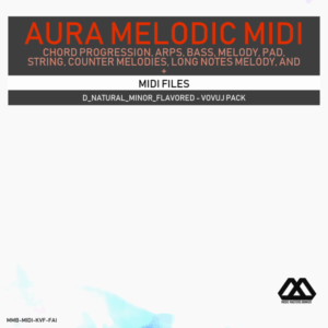 Aura - 4 Chords - 3 Notes-Chord - 16 Bars - D_Natural_Minor_Flavored - Vovuj Pack