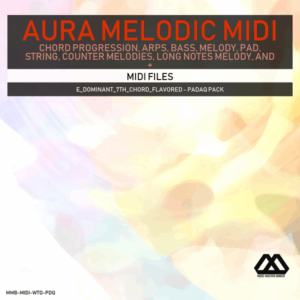 Aura - 4 Chords - 3 Notes-Chord - 16 Bars - E_Dominant_7th_Chord_Flavored - Padaq Pack