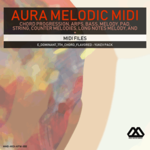 Aura - 4 Chords - 3 Notes-Chord - 16 Bars - E_Dominant_7th_Chord_Flavored - Yukev Pack