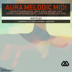 Aura - 4 Chords - 3 Notes-Chord - 16 Bars - E_Dominant_7th_Chord_Flavored - Zixox Pack