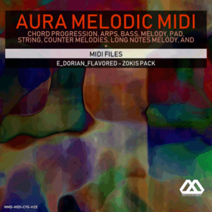Aura - 4 Chords - 3 Notes-Chord - 16 Bars - E_Dorian_Flavored - Zokis Pack