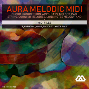 Aura - 4 Chords - 3 Notes-Chord - 16 Bars - E_Harmonic_Minor_Flavored - Kufof Pack
