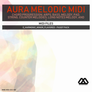 Aura - 4 Chords - 3 Notes-Chord - 16 Bars - E_Harmonic_Minor_Flavored - Pasef Pack