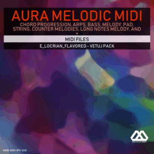 Aura - 4 Chords - 3 Notes-Chord - 16 Bars - E_Locrian_Flavored - Vetuj Pack