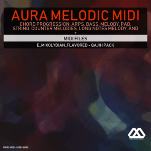 Aura - 4 Chords - 3 Notes-Chord - 16 Bars - E_Mixolydian_Flavored - Qajih Pack