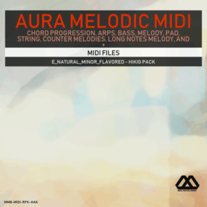 Aura - 4 Chords - 3 Notes-Chord - 16 Bars - E_Natural_Minor_Flavored - Hikig Pack
