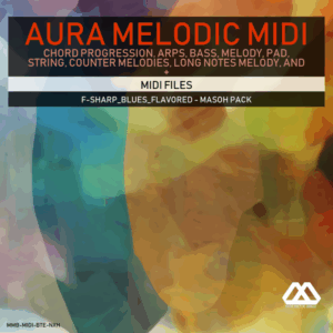 Aura - 4 Chords - 3 Notes-Chord - 16 Bars - F-sharp_Blues_Flavored - Masoh Pack