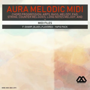 Aura - 4 Chords - 3 Notes-Chord - 16 Bars - F-sharp_Blues_Flavored - Yapig Pack