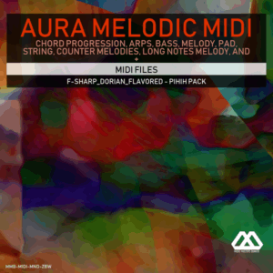 Aura - 4 Chords - 3 Notes-Chord - 16 Bars - F-sharp_Dorian_Flavored - Pihih Pack