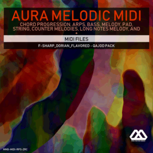 Aura - 4 Chords - 3 Notes-Chord - 16 Bars - F-sharp_Dorian_Flavored - Qajod Pack