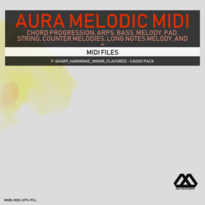 Aura - 4 Chords - 3 Notes-Chord - 16 Bars - F-sharp_Harmonic_Minor_Flavored - Cagov Pack