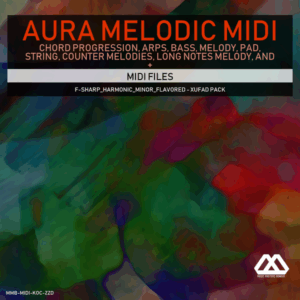 Aura - 4 Chords - 3 Notes-Chord - 16 Bars - F-sharp_Harmonic_Minor_Flavored - Xufad Pack