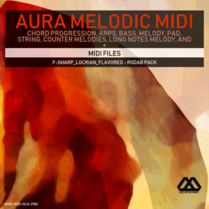 Aura - 4 Chords - 3 Notes-Chord - 16 Bars - F-sharp_Locrian_Flavored - Rodab Pack