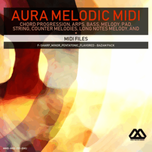 Aura - 4 Chords - 3 Notes-Chord - 16 Bars - F-sharp_Minor_Pentatonic_Flavored - Bazam Pack