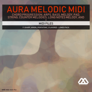 Aura - 4 Chords - 3 Notes-Chord - 16 Bars - F-sharp_Minor_Pentatonic_Flavored - Lomeg Pack