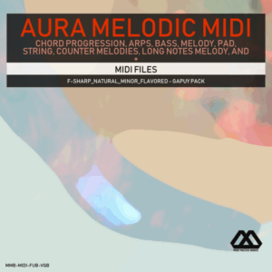 Aura - 4 Chords - 3 Notes-Chord - 16 Bars - F-sharp_Natural_Minor_Flavored - Gapuy Pack
