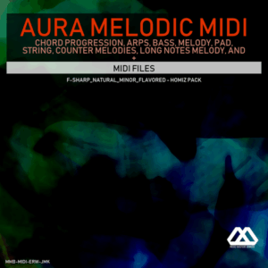 Aura - 4 Chords - 3 Notes-Chord - 16 Bars - F-sharp_Natural_Minor_Flavored - Homiz Pack