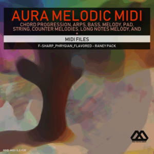 Aura - 4 Chords - 3 Notes-Chord - 16 Bars - F-sharp_Phrygian_Flavored - Raney Pack