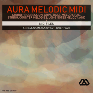 Aura - 4 Chords - 3 Notes-Chord - 16 Bars - F_Mixolydian_Flavored - Zujep Pack