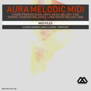 Aura - 4 Chords - 3 Notes-Chord - 16 Bars - G-sharp_Harmonic_Minor_Flavored - Zowor Pack