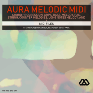Aura - 4 Chords - 3 Notes-Chord - 16 Bars - G-sharp_Melodic_Minor_Flavored - Qiray Pack