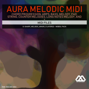 Aura - 4 Chords - 3 Notes-Chord - 16 Bars - G-sharp_Melodic_Minor_Flavored - Wobol Pack