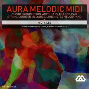Aura - 4 Chords - 3 Notes-Chord - 16 Bars - G-sharp_Minor_Pentatonic_Flavored - Lever Pack