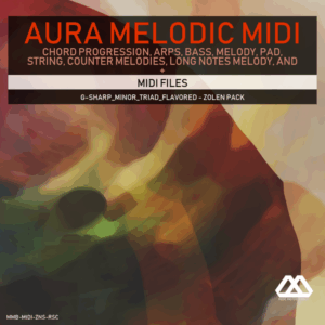 Aura - 4 Chords - 3 Notes-Chord - 16 Bars - G-sharp_Minor_Triad_Flavored - Zolen Pack