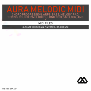 Aura - 4 Chords - 3 Notes-Chord - 16 Bars - G-sharp_Mixolydian_Flavored - Bojus Pack