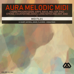 Aura - 4 Chords - 3 Notes-Chord - 16 Bars - G-sharp_Natural_Minor_Flavored - Komav Pack