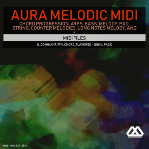 Aura - 4 Chords - 3 Notes-Chord - 16 Bars - G_Dominant_7th_Chord_Flavored - Qumil Pack