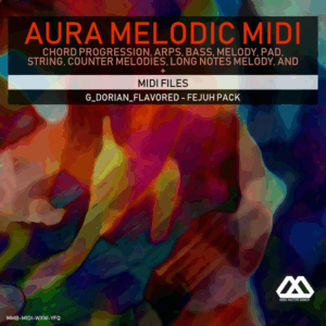 Aura - 4 Chords - 3 Notes-Chord - 16 Bars - G_Dorian_Flavored - Fejuh Pack