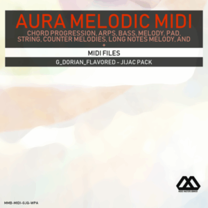 Aura - 4 Chords - 3 Notes-Chord - 16 Bars - G_Dorian_Flavored - Jijac Pack