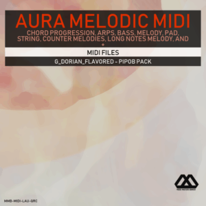 Aura - 4 Chords - 3 Notes-Chord - 16 Bars - G_Dorian_Flavored - Pipob Pack
