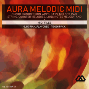 Aura - 4 Chords - 3 Notes-Chord - 16 Bars - G_Dorian_Flavored - Texeh Pack