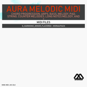 Aura - 4 Chords - 3 Notes-Chord - 16 Bars - G_Harmonic_Minor_Flavored - Moraq Pack