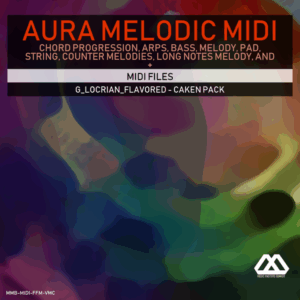 Aura - 4 Chords - 3 Notes-Chord - 16 Bars - G_Locrian_Flavored - Caken Pack