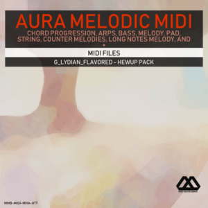 Aura - 4 Chords - 3 Notes-Chord - 16 Bars - G_Lydian_Flavored - Hewup Pack